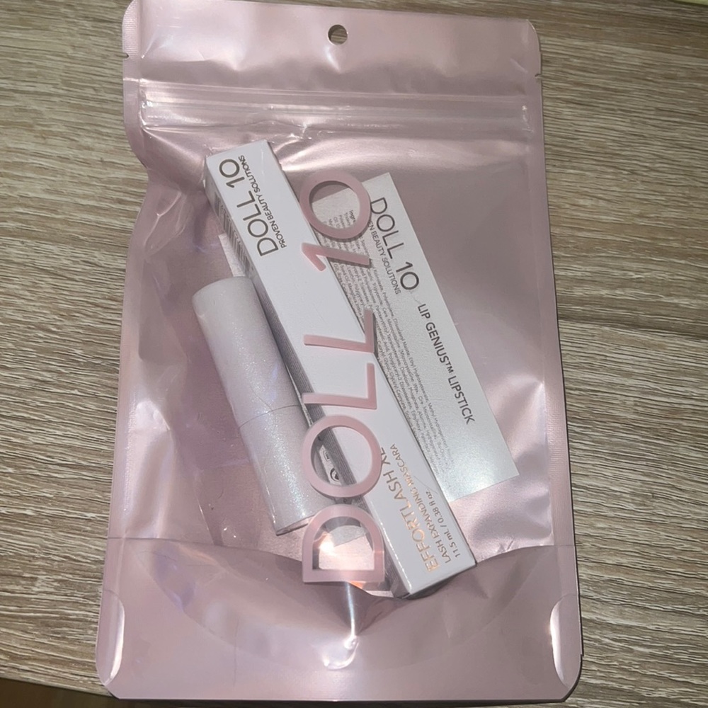Doll 10 beauty bundle effortlash xl mascara expanding award winner lipstick
